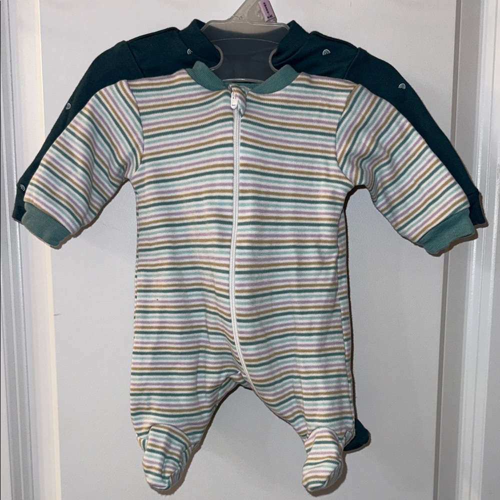 George Multicolor Striped Kids Footie
